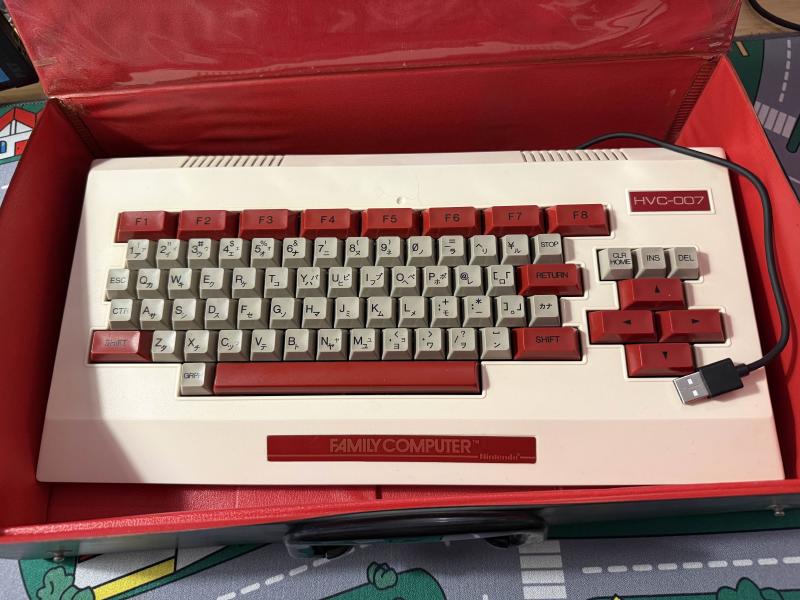 Family BASIC keyboard with USB cable